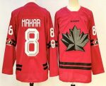 Canada #8 Cale Makar Red Stitched Jersey