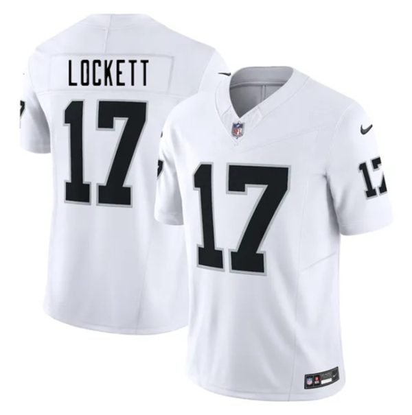 Las Vegas Raiders #17 Tyler Lockett White 2025 F.U.S.E. Vapor Untouchable Limited Stitched Jersey