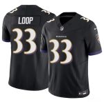 Baltimore Ravens #33 Tyler Loop Black 2025 F.U.S.E. Vapor Limited Jersey
