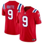 New England Patriots #9 Kayshon Boutte Red 2025 F.U.S.E. Vapor Limited Stitched Jersey