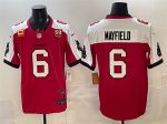 Tampa Bay Buccaneers #6 Baker Mayfield Red Alternate F.U.S.E. 50th Season 4-Star C Patch Vapor Limited Stitched Jersey