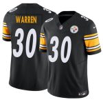 Pittsburgh Steelers #30 Jaylen Warren Black 2025 F.U.S.E. Vapor Untouchable Limited Stitched Jersey