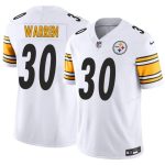Pittsburgh Steelers #30 Jaylen Warren White 2025 F.U.S.E. Vapor Limited Stitched Jersey