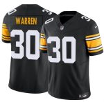 Pittsburgh Steelers #30 Jaylen Warren Black 2025 F.U.S.E. Alternate Vapor Untouchable Limited Stitched Jersey