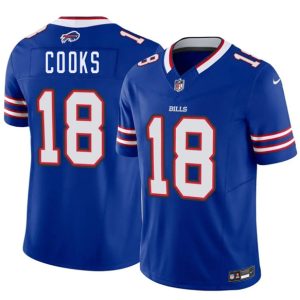 Buffalo Bills #18 Brandin Cooks Blue 2025 F.U.S.E. Vapor Untouchable Limited Stitched Jersey