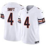 Chicago Bears #4 D'Andre Swift White 2025 F.U.S.E. Vapor Untouchable Limited Stitched Jersey