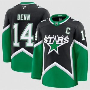 Dallas Stars #14 Jamie Benn Black 2025-26 Alternate Stitched Jersey