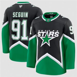 Dallas Stars #91 Tyler Seguin Black 2025-26 Alternate Stitched Jersey