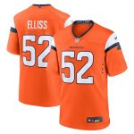 Denver Broncos #52 Jonah Elliss Orange Vapor Limited Stitched Game Jersey