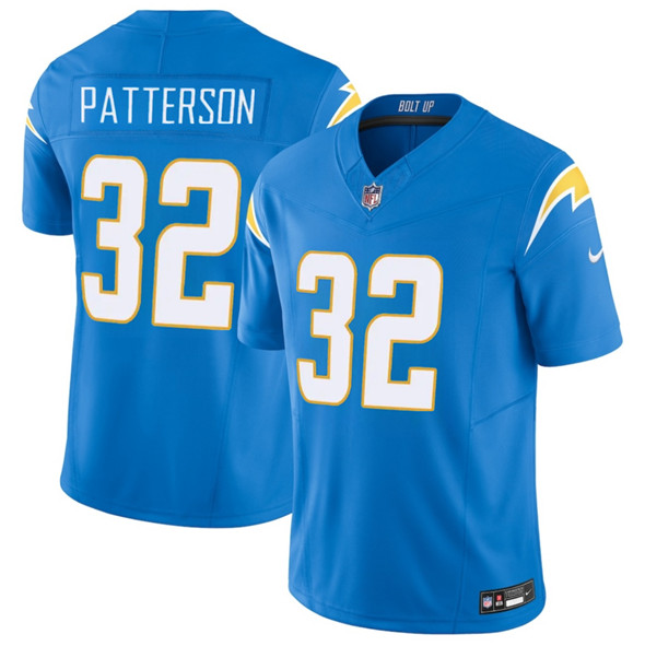 Los Angeles Chargers #32 Jaret Patterson Blue 2025 F.U.S.E. Vapor Limited Stitched Jersey