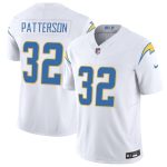 Los Angeles Chargers #32 Jaret Patterson White 2025 F.U.S.E. Vapor Limited Stitched Jersey