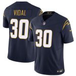 Los Angeles Chargers #30 Kimani Vidal Navy 2025 F.U.S.E. Alternate Vapor Limited Stitched Jersey