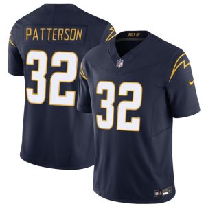 Los Angeles Chargers #32 Jaret Patterson Navy 2025 F.U.S.E. Alternate Vapor Limited Stitched Jersey