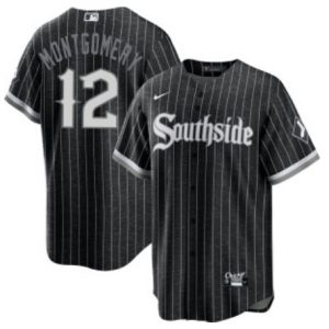 Chicago White Sox #12 Colson Montgomery City Connect Cool Base Stitched Jersey