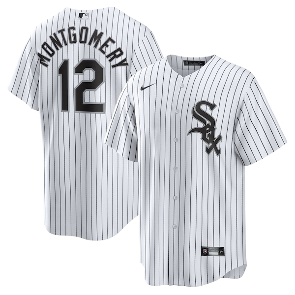 Chicago White Sox #12 Colson Montgomery White Cool Base Stitched Jersey
