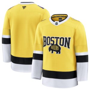Boston Bruins Blank Gold 2026 Stadium Series Stitched Jersey