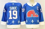 Colorado Avalanche #19 Joe Sakic Blue 2025 Stitched With C Patch Jersey