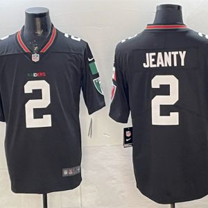 Las Vegas Raiders #2 Ashton Jeanty Black Mexico Vapor Limited Stitched Jersey