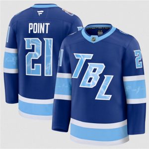 Tampa Bay Lightning #21 Brayden Point Blue 2026 Stadium Series Stitched Jersey