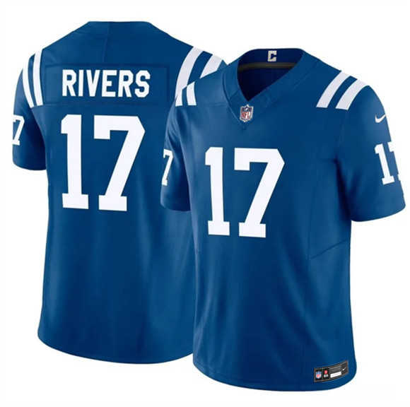 Indianapolis Colts #17 Philip Rivers Blue 2025 F.U.S.E. Vapor Limited Stitched Jersey