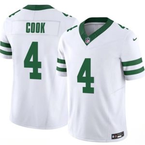 New York Jets #4 Brady Cook White 2025 F.U.S.E. Vapor Untouchable Limited Stitched Jersey