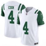 New York Jets #4 Brady Cook White 2025 F.U.S.E. Classic Alternate Vapor Untouchable Limited Stitched Jersey