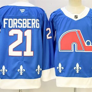 Colorado Avalanche #21 Peter Forsberg Blue 2025 Stitched Jersey