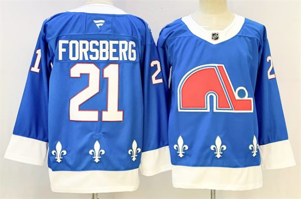 Colorado Avalanche #21 Peter Forsberg Blue 2025 Stitched Jersey
