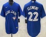 Toronto Blue Jays #22 Ernie Clement Blue Cool Base Jersey