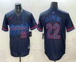 Toronto Blue Jays #22 Ernie Clement Black City Limited Jersey