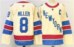 New York Rangers #8 JT Miller Beige 2025-26 Winter Classic With C Patch Stitched Jersey