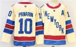 New York Rangers #10 Artemi Panarin Beige 2025-26 Winter Classic With A Patch Stitched Jersey