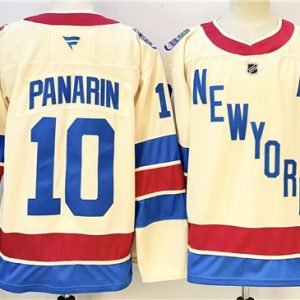 New York Rangers #10 Artemi Panarin Beige 2025-26 Winter Classic With A Patch Stitched Jersey