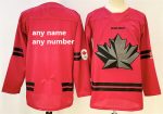 Canada Custom Red 2026 Stitched Jersey