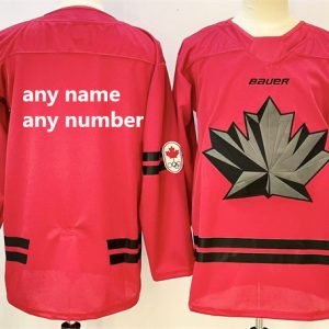 Canada Custom Red 2026 Stitched Jersey
