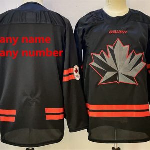 Canada Custom Black 2026 Stitched Jersey