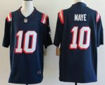 New England Patriots #10 Drake Maye Limited Navy Fashion FUSE Vapor Jersey