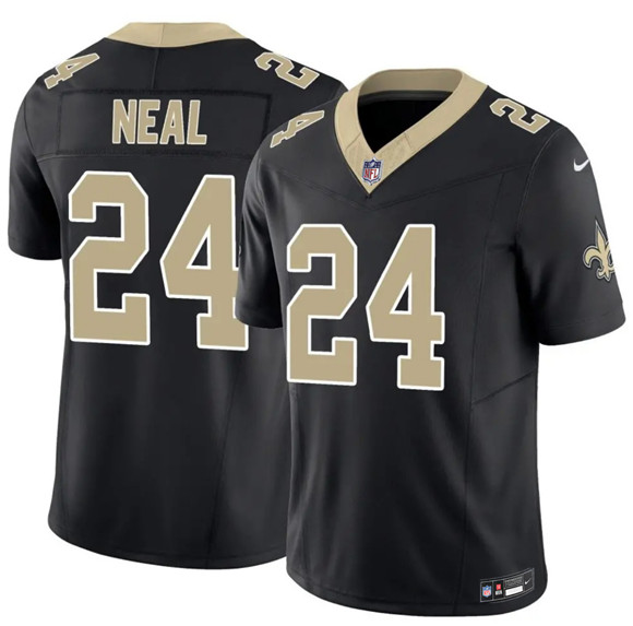 New Orleans Saints #24 Devin Neal Black 2025 F.U.S.E Vapor Limited Stitched Jersey