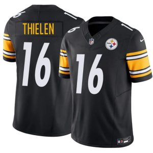 Pittsburgh Steelers #16 Adam Thielen Black 2025 F.U.S.E. Vapor Limited Stitched Jersey