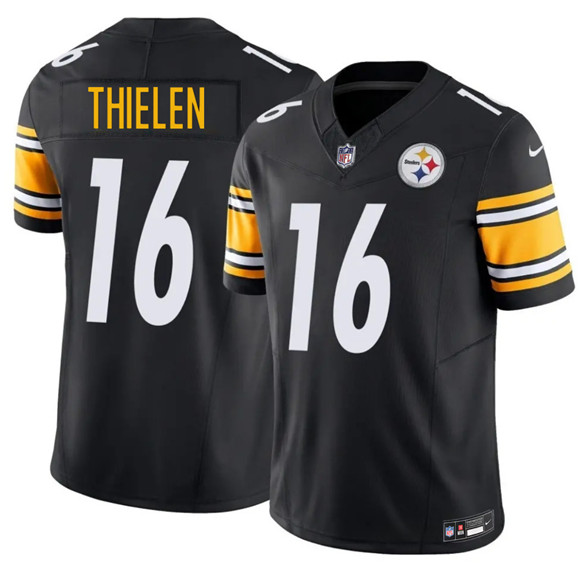 Pittsburgh Steelers #16 Adam Thielen Black 2025 F.U.S.E. Vapor Limited Stitched Jersey