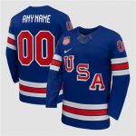 USA Custom Blue 2026 Stitched Jersey