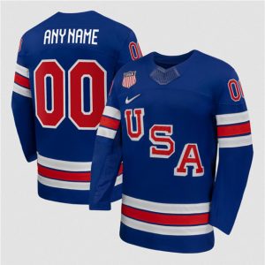 USA Custom Blue 2026 Stitched Jersey
