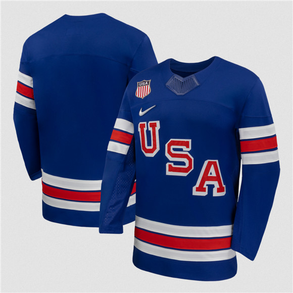 USA Blank Royal 2026 Stitched Jersey