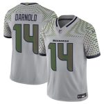 Seattle Seahawks #14 Sam Darnold Gray 2025 F.U.S.E. ¡°Rivalries¡± Vapor Untouchable Limited Stitched Jersey