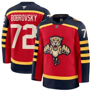 Florida Panthers #72 Sergei Bobrovsky Red 2026 Winter Classic Stitched Jersey