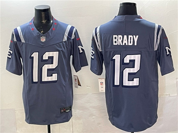 New England Patriots #12 Tom Brady 2025 F.U.S.E. ¡°Rivalries¡± Vapor Limited Stitched Jersey