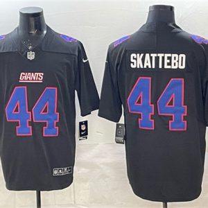 New York Giants #44 Cam Skattebo Black Fashion Vapor Untouchable Limited Stitched Jersey