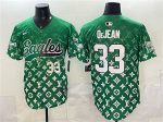 Philadelphia Eagles #33 Cooper DeJean Green With Patch Limited Stitched Jersey
