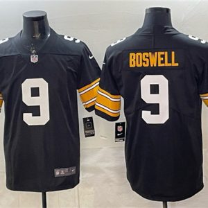 Pittsburgh Steelers #9 Chris Boswell Black Vapor Untouchable Stitched Jersey