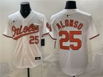 Baltimore Orioles #25 Pete Alonso White 2025 Home Limited Stitched Jersey